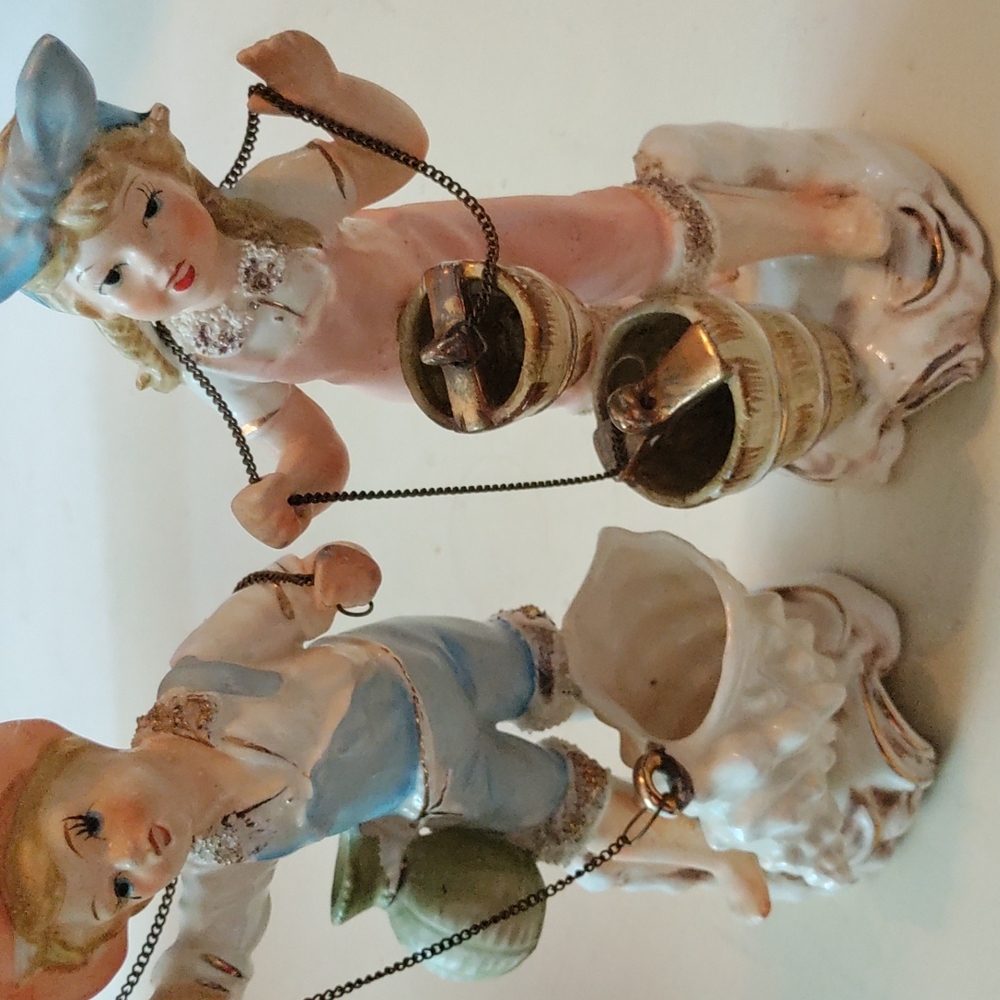 50's Jack and Jill figurines made in Japan.